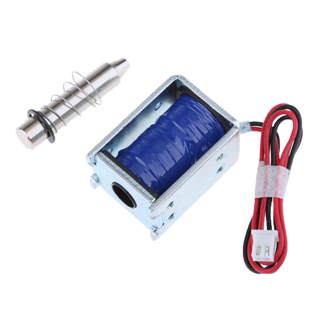 Electric Magnetic Solenoid Lock DC 12V/2A for Door Gates Cabinet Drawer