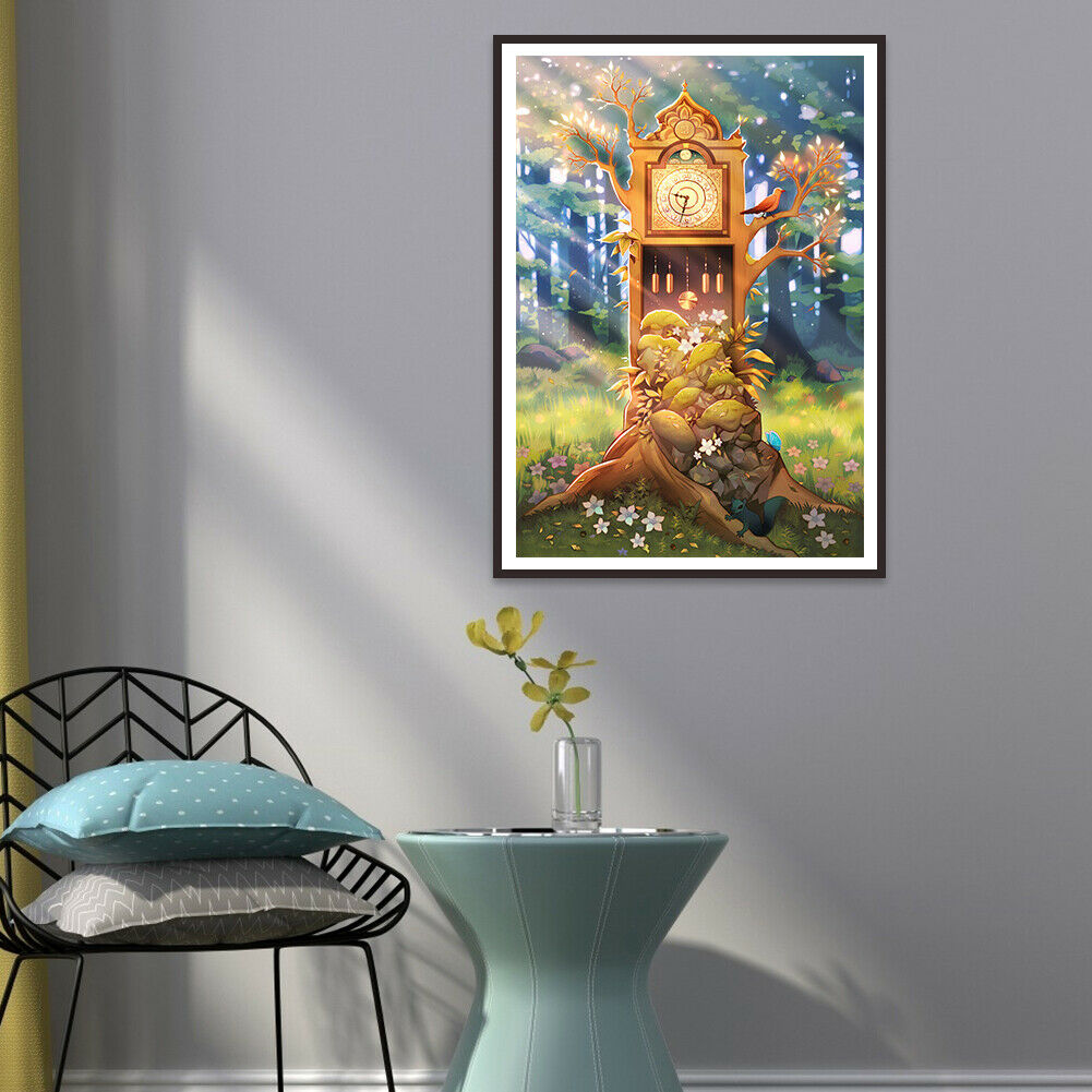 1000 Pieces DIY Tree Clock Puzzle Educational Learning Assembling Toys @