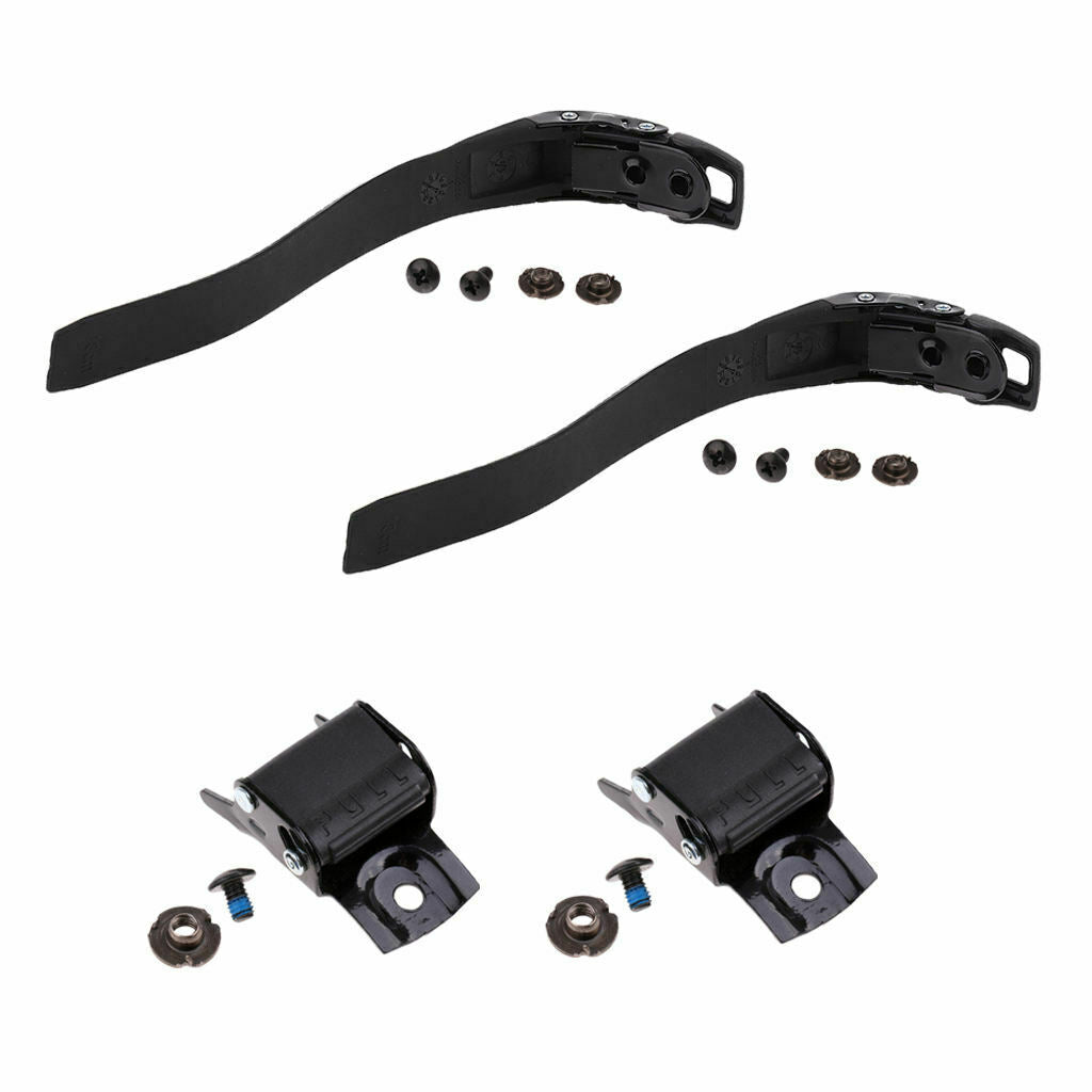 2 set Inline Roller Skate Strap and Buckle with Screws Nuts Replacement Parts