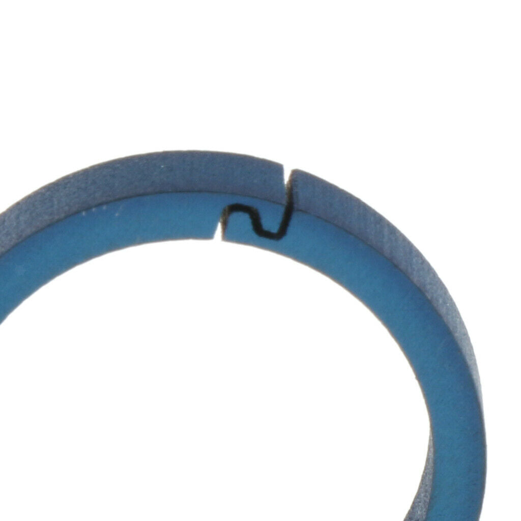 Titanium Circle Spring Keychain Buckle Clip Round Hook Key Chain 18mm Blue