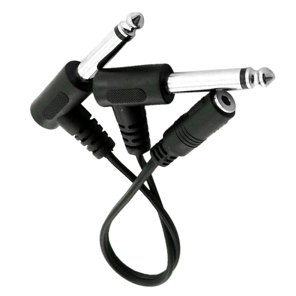 3 . 5mm  ( Mini )  1 / 8 "  Stereo   Female   to   2x   6 . 35mm   1 / 4 "  Mono