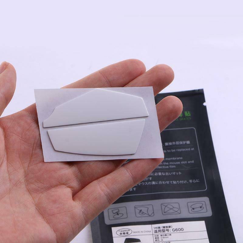 Mouse Skate Stickers Rounded Curved Edges Mouse Feet Pad for logitech G600 Mouse