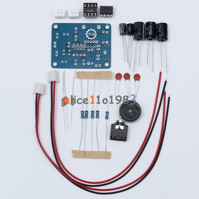 TDS2822 ICSK007A Power Amplifier Board Module DC 4.5-9V 0.5W DIY Kit