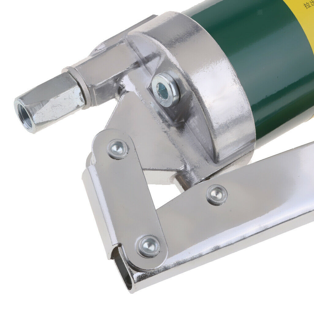 1000 PSI Heavy Duty Grease Gun Lever Action with Rigid and Flexible Hose
