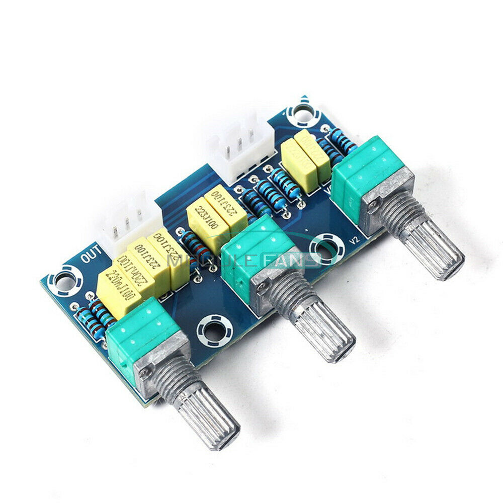 XH-M802 Passive Tone Board Amplifier Volume Bass Treble Toning Control Board