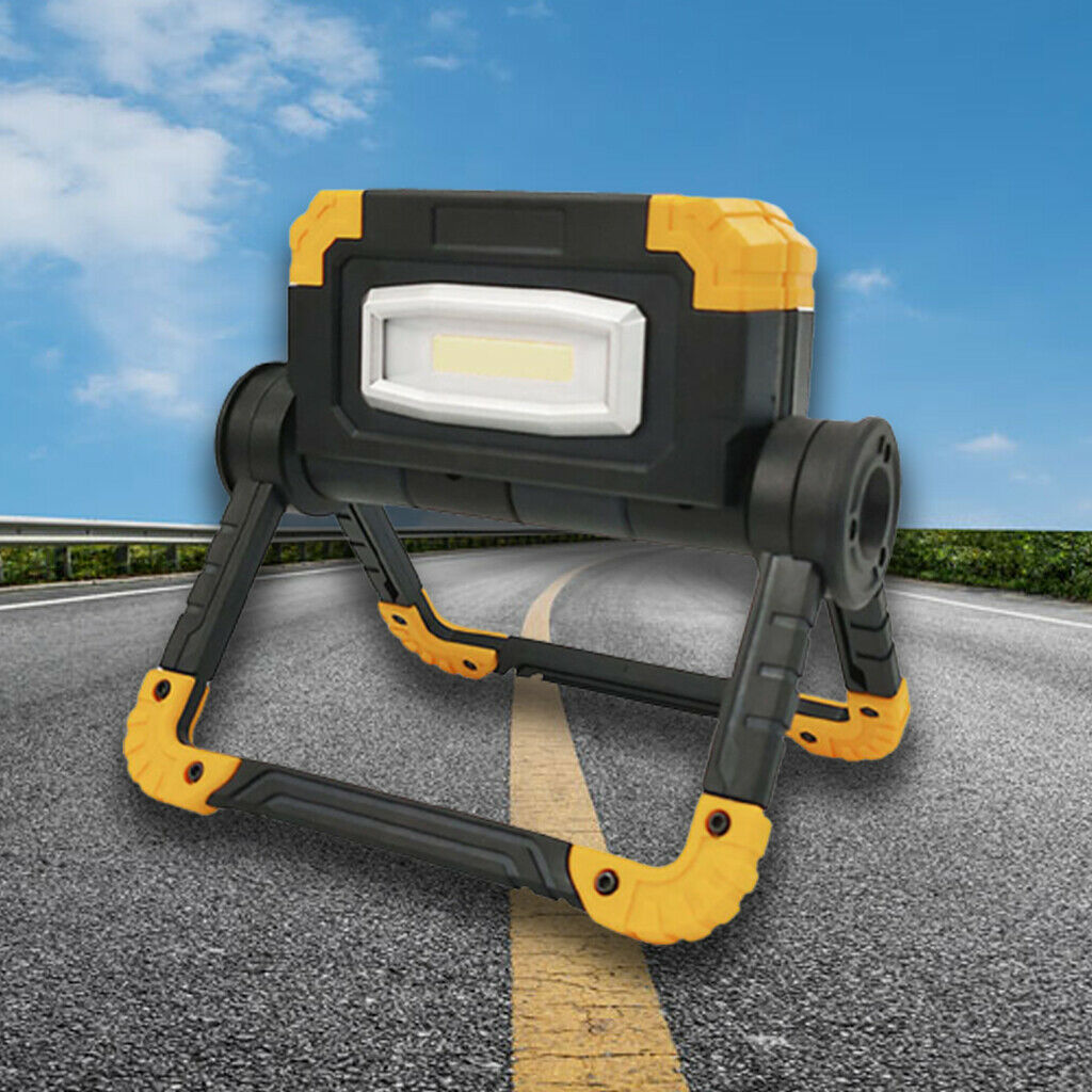 LED Spotlight COB Work Light USB Rechargeable Emergency Wander Flashlight