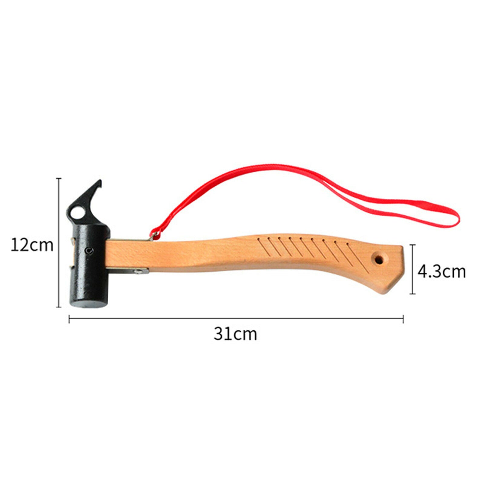 Outdoor Camping Tent Hammer Ground Nails Mallet Shovel Stake Remover Tool