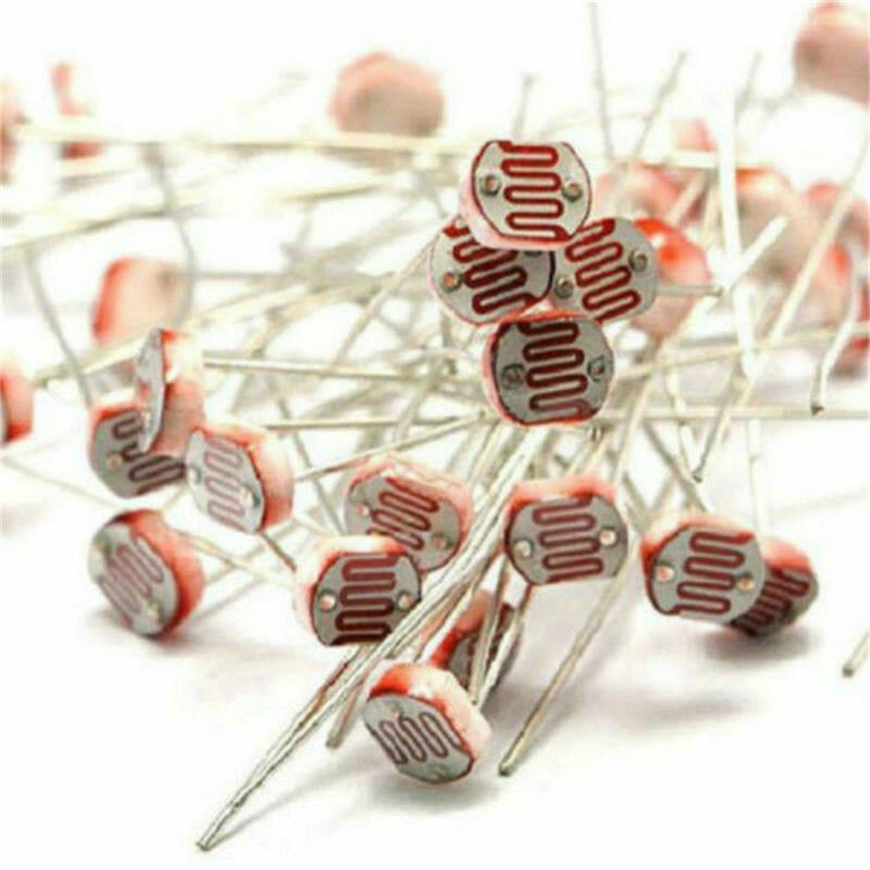 30PC Photoresistor LDR CDS 5mm Light-Dependent Resistor Sensor GL5516 Arduino Lt