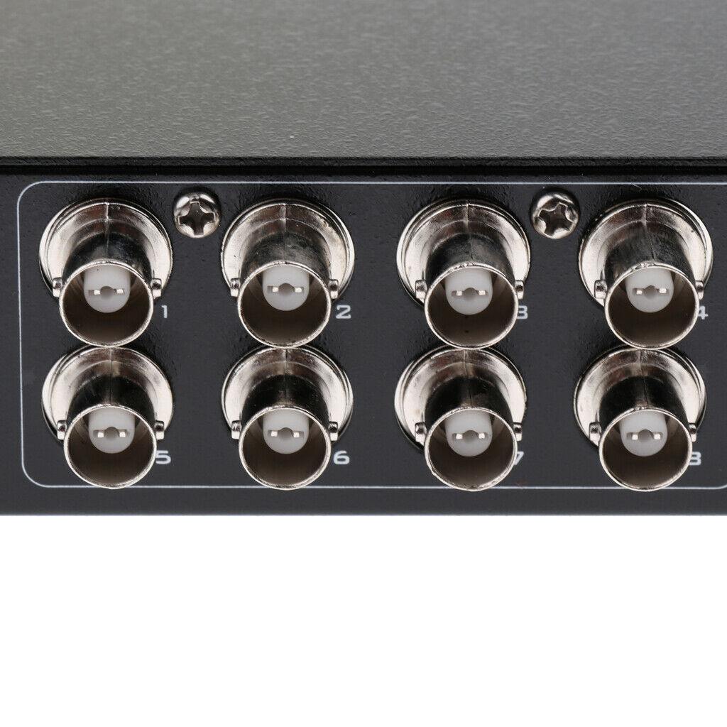 8-Way BNC Composite Video 1 to 8 Port Switch Splitter Box for TV Monitor DVR