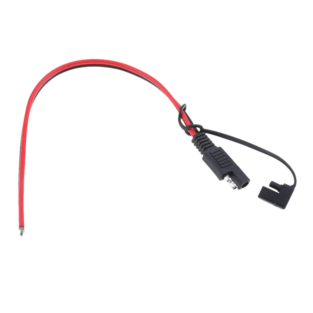 300mm 14AWG Solar Battery SAE Harness DIY Line Connector Cable 30cm New