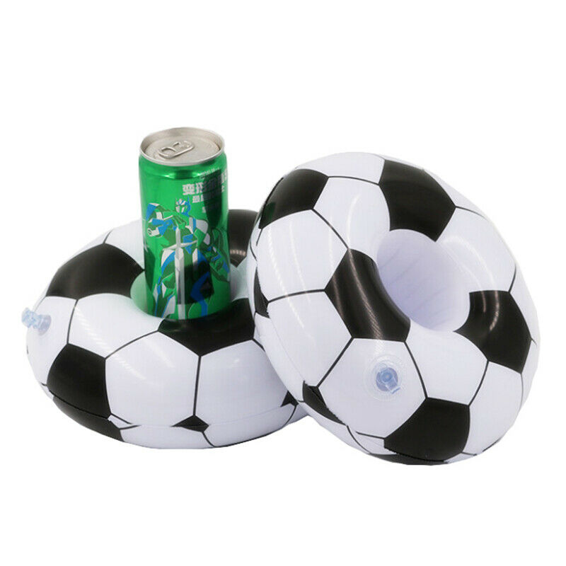 Inflatable Football Coasters Water Cup Holder Floating Drink Swim Pool Ins Tt