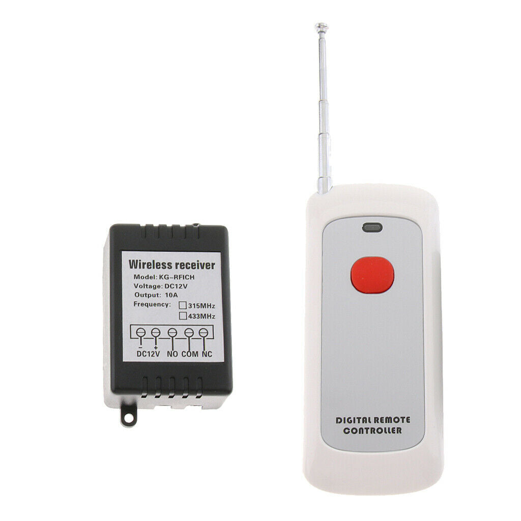 2pc DC12V 1000M Wireless Remote Control Switch Remote Controller for Lights