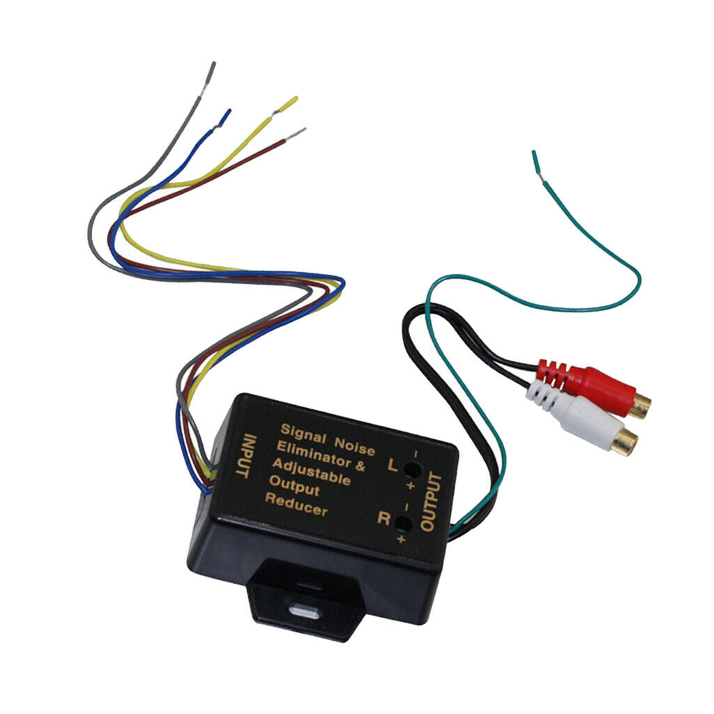 High Quality Car Audio Converter RCA Adapter Stereo Sound Incar with Cord