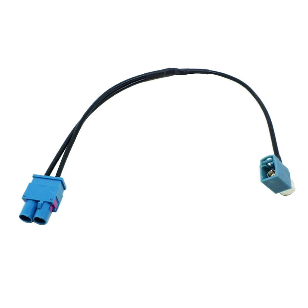 Car Radio Fakra Two Male to Female Aerial Antenna Adaptor for select VW AUDI