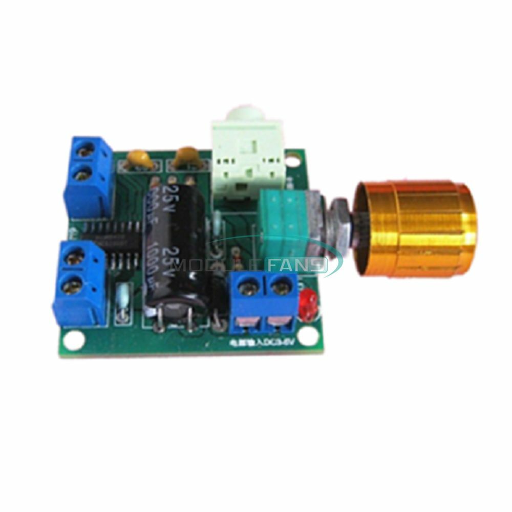2-Channel 6W+6W PAM8406 Digital Class D Stereo Audio Amplifier Board AMP Board