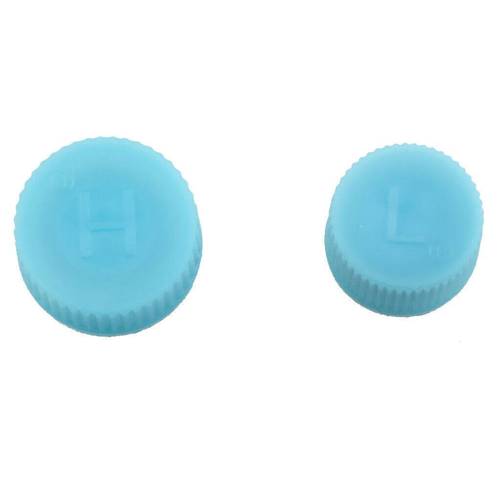 4Pieces Automotive A/C R134a Hi and Low Side AC Charging Port Service Caps Air