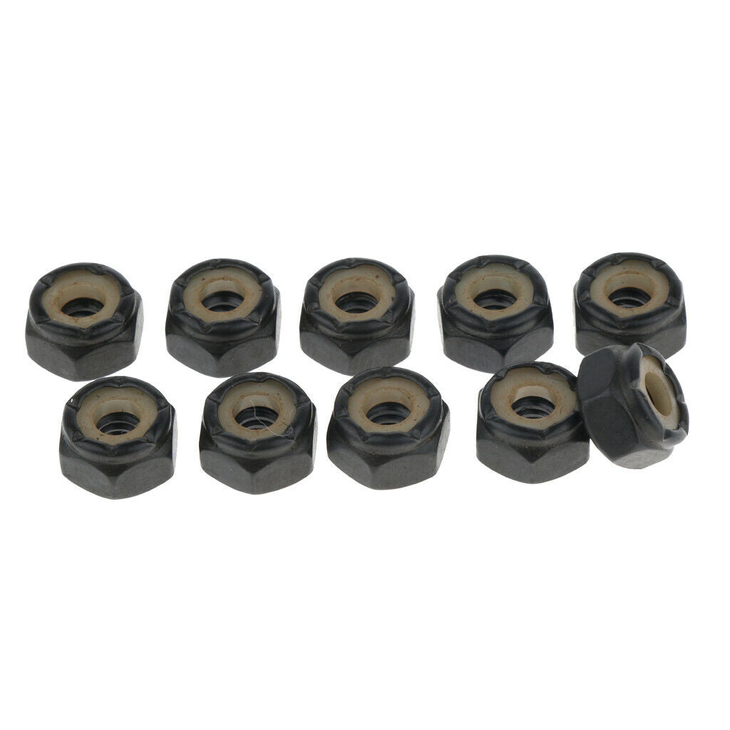 10x 5/8/10mm Skateboarding Hardware Replacement Longboard Kingpin - M5