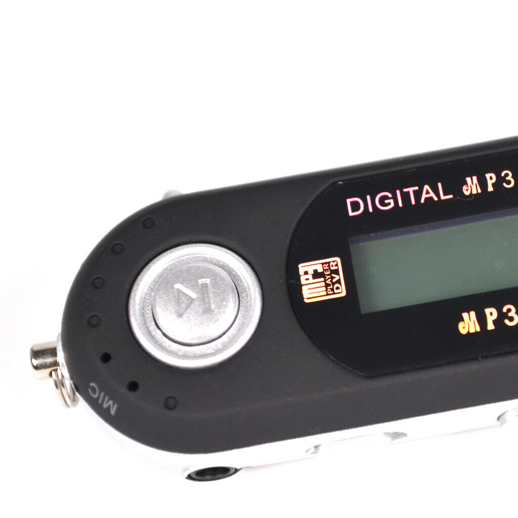 USB MP3 Player W/ 8GB Internal Memory Digital Media Music Player Black