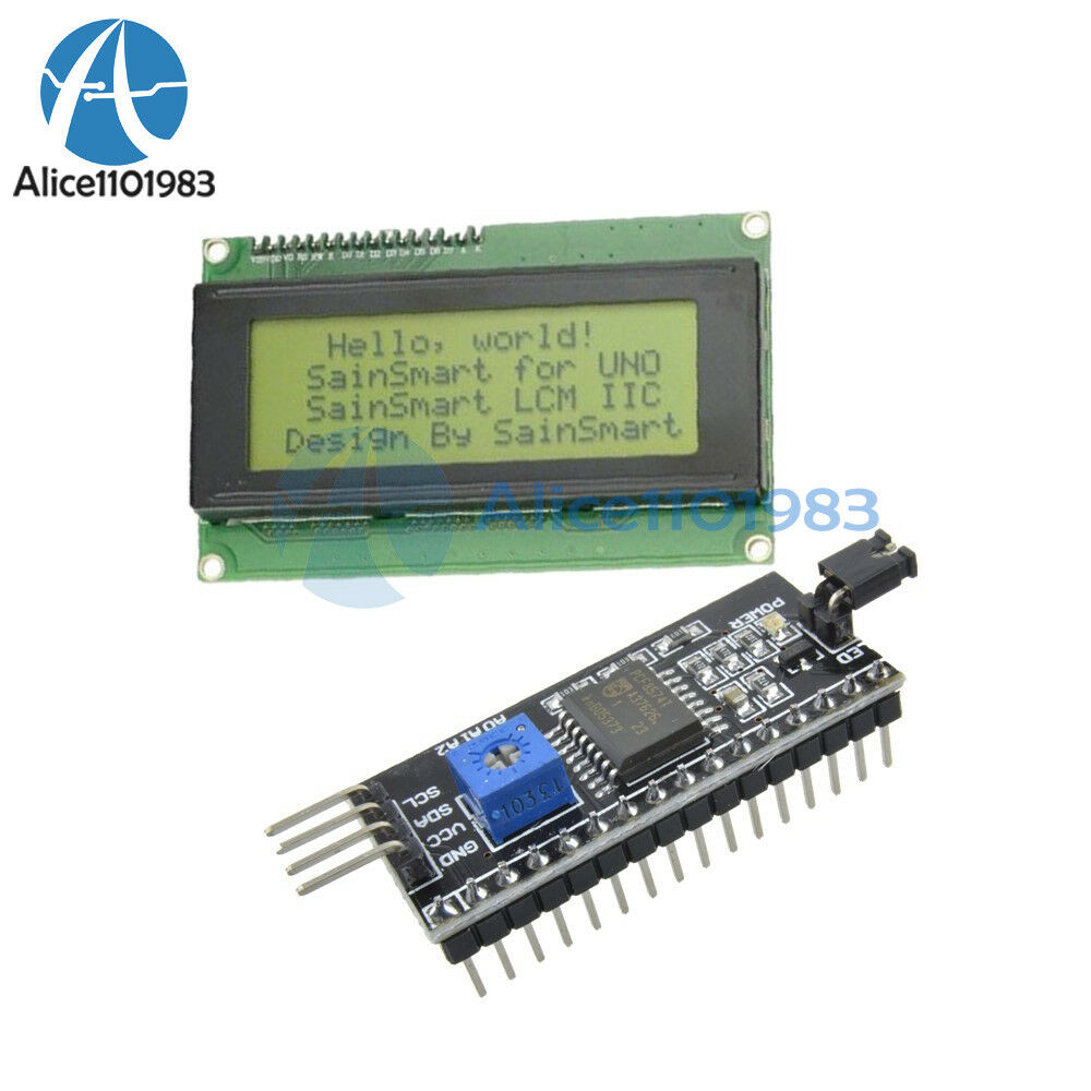 20x4 LCD 2004 Character Display + IIC/I2C/TWI/SPI Serial interface Board Module