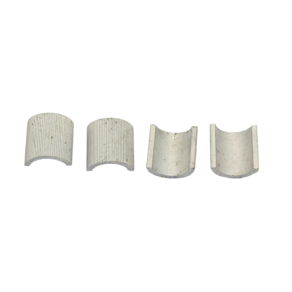 4Pcs 22mm To 25mm Aluminum Alloy Risers Shims Handle Bar Mounts Spacers