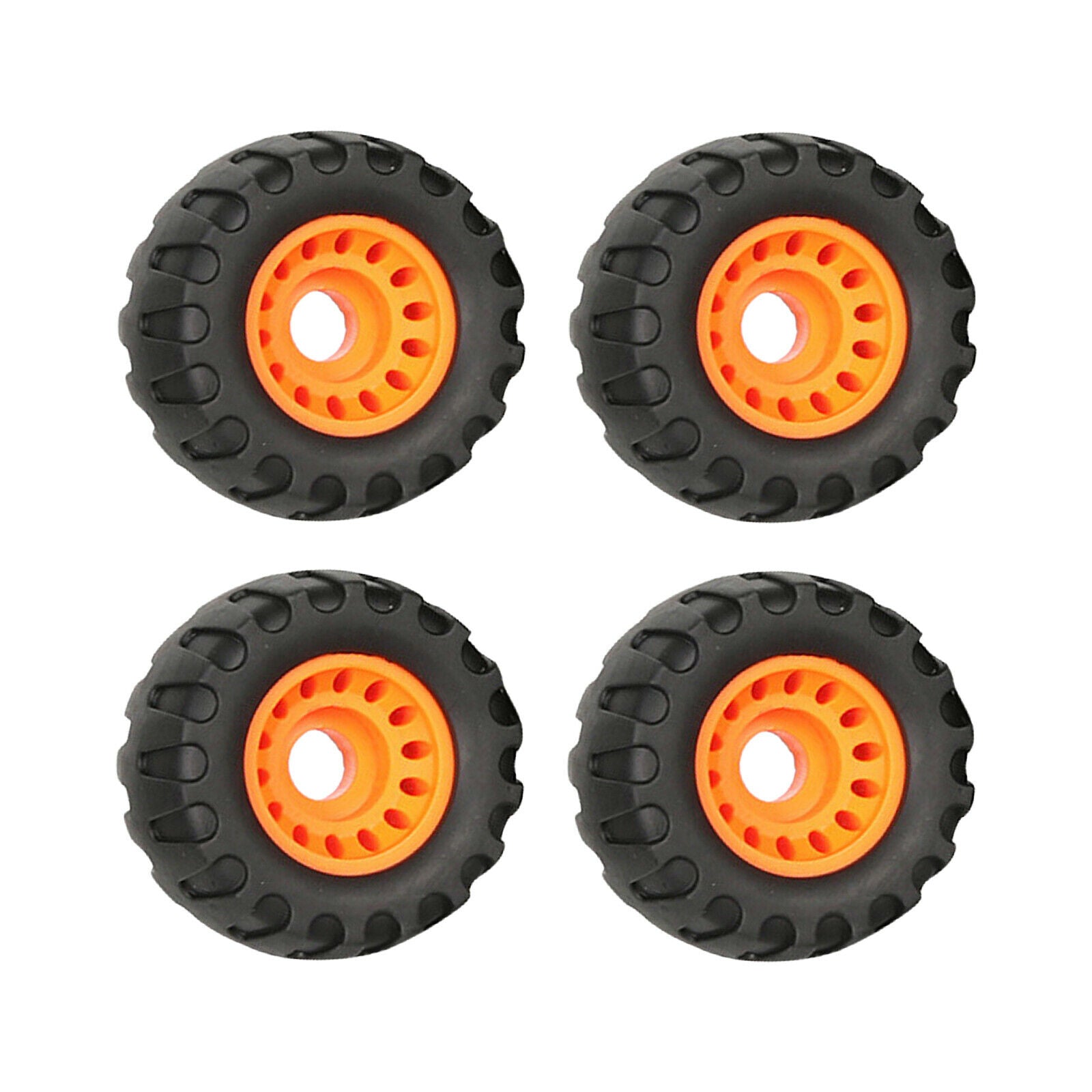 4 Pieces 75A Skateboard Wheels Cruising Longboard Wheel Roller Parts Black