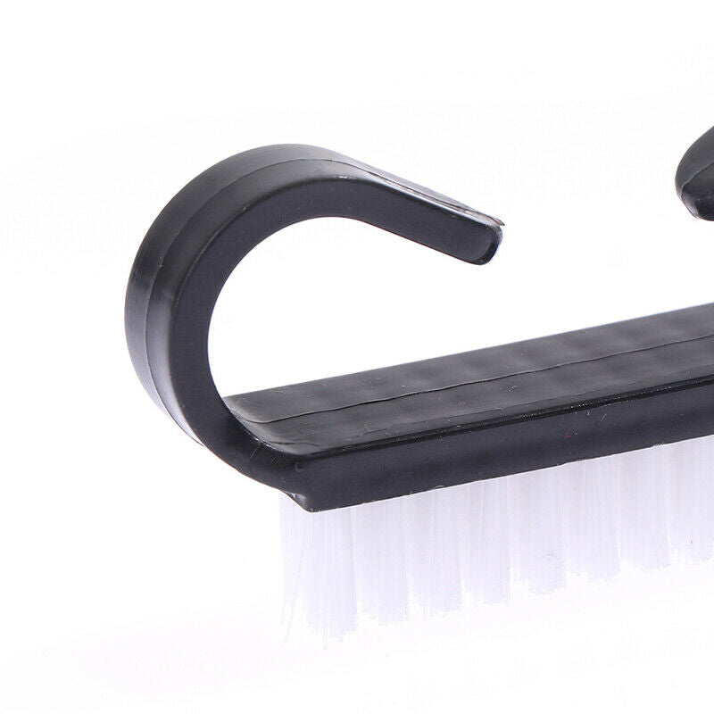 (10 Pack)Black Handle Grip Nail Brush - Fingernail Scrub Cleaning Brus BgDFAU
