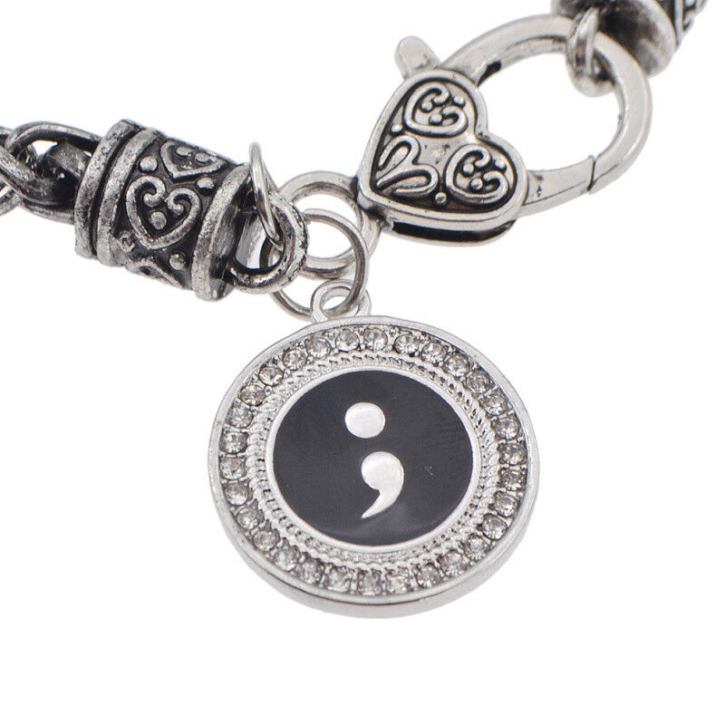 Fashion Self Harm Awareness Bracelet Cutting Suicide Prevention Charm Jewelry 1x