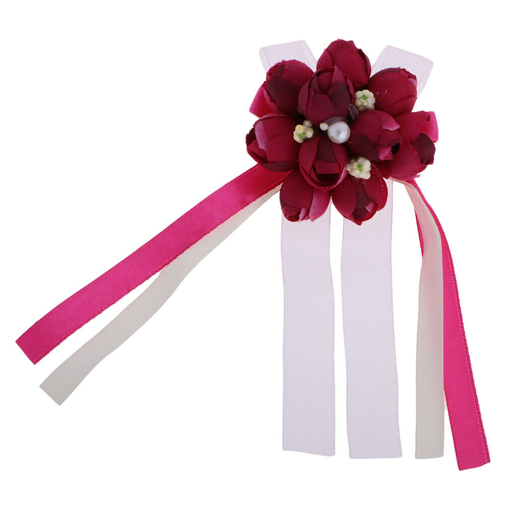 Boutenniere Brooch Flower Accessory Tuxedo Party Dress Wedding Groom Suit Label