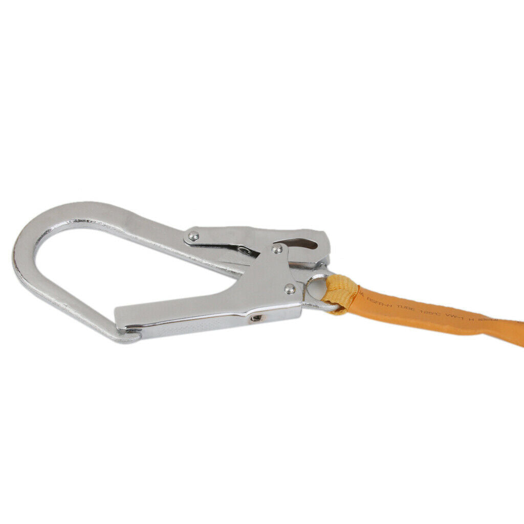 Climbing Rope Suspender Belt with Carabiner Buckle Mountaineering Outdoor Safety