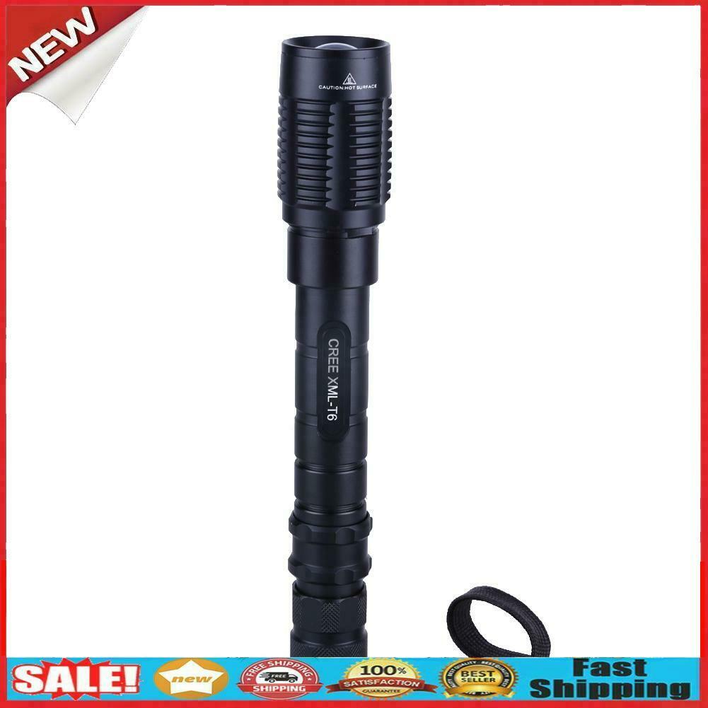 4000 Lumen Zoomable CREE XML T6 LED 18650 Flashlight Focus Torch Lamp @
