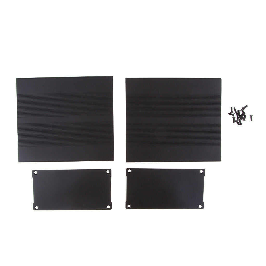 Heat Dissipating Extruded Aluminum Enclosure Box PCB Shell Box 120x105x55mm