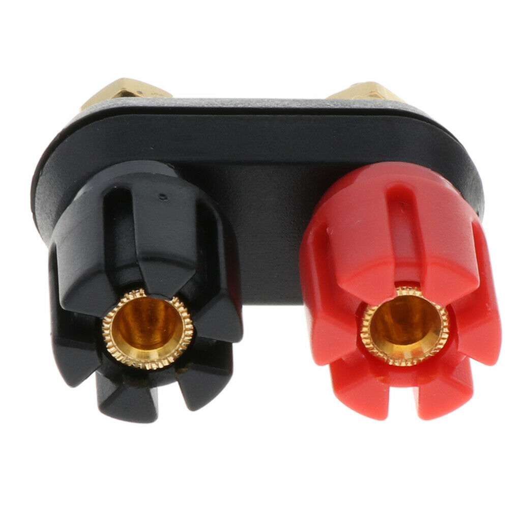 Terminal Binding Post Power Amplifier Dual 2-way Banana Plug Jack