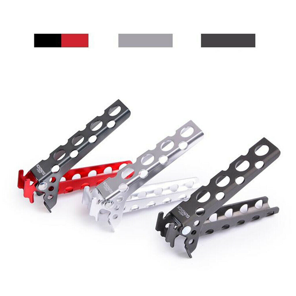 2x Outdoor Camping Hot Bowl Pan Pot Gripper Clip Hand Clamp Handle for Cookware