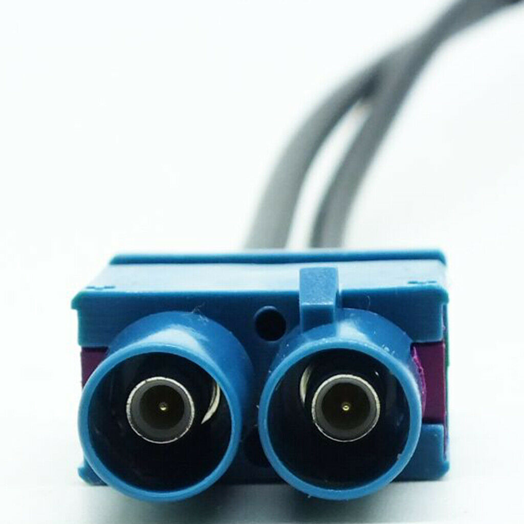 Car Radio Fakra Two Male to Female Aerial Antenna Adaptor for select VW AUDI