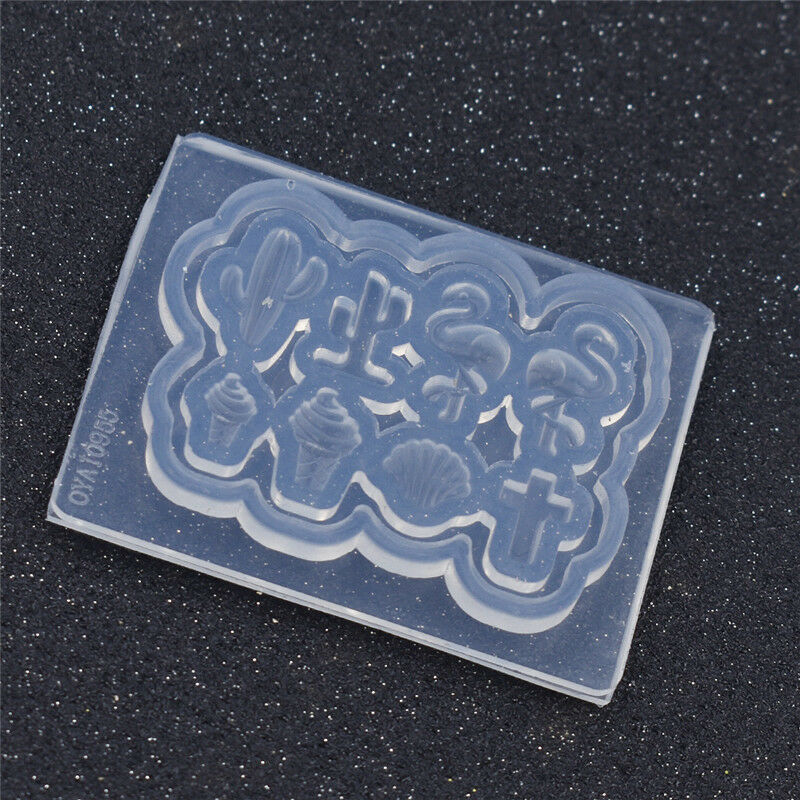 Nail Art Mold Flamingo Silicone Mould Manicure Palm Decor Stamping Handcrafts