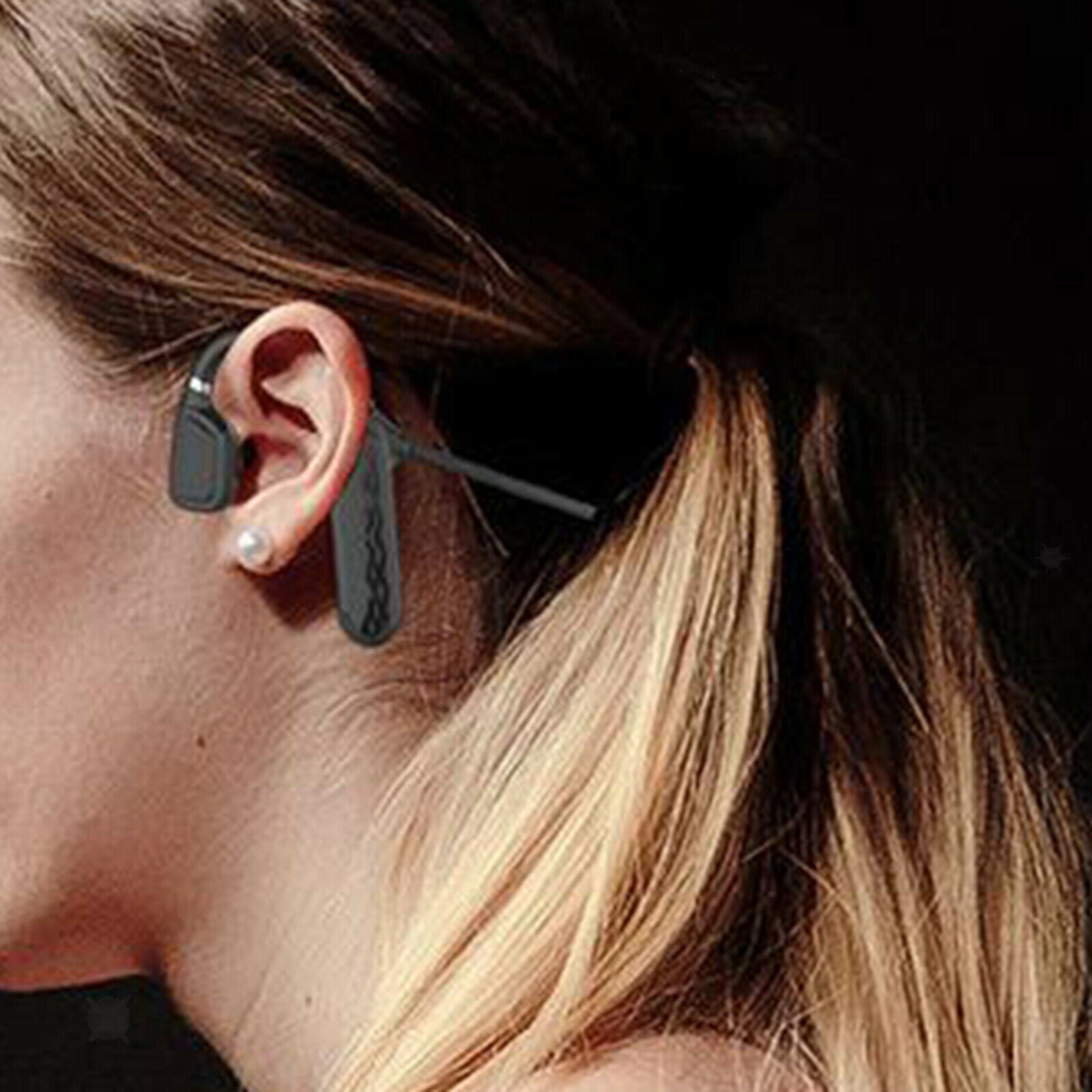 Open-Ear Air Conduction Headphones Stereo Headset Earphones Hands-free