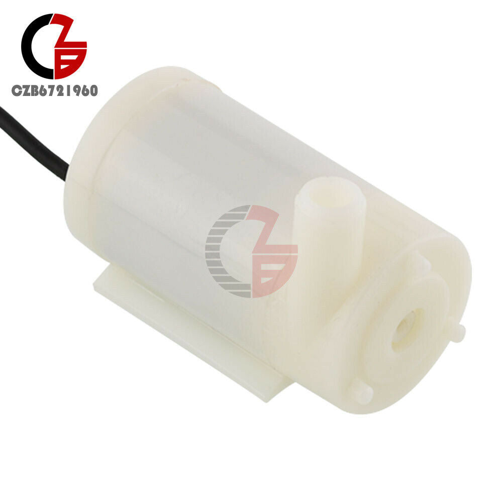 10PCS 120L/H 3W Mini Submersible Water Pump Brushless DC Motor Ultra-quiet 3-6V