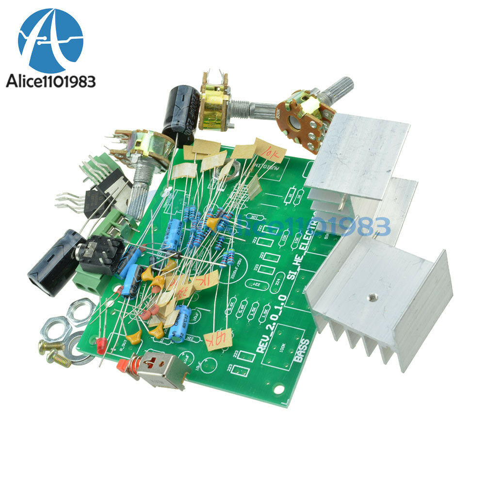 TDA2030A Two 2-Channel 15W +15W hifi 2.0 Stereo Amplifier AMP Board DIY Kit