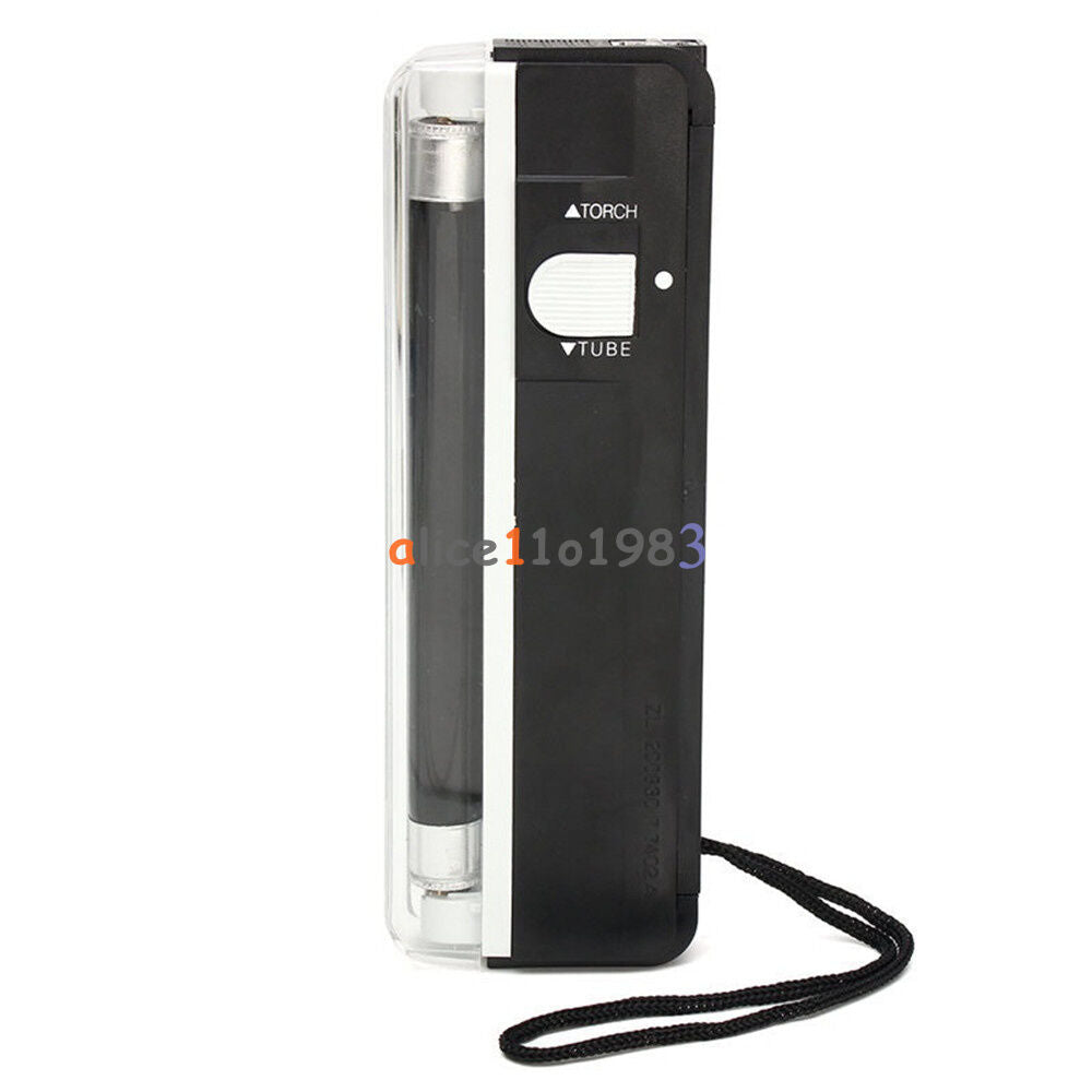 4W Mini Portable Ultra Violet Light Black Lamp Torch BANK NOTES Check AL
