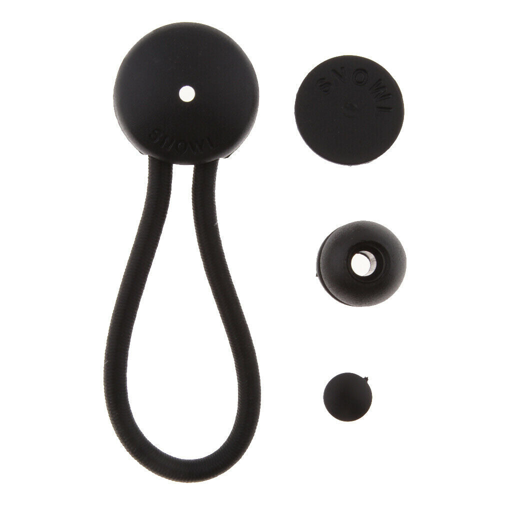 (3-Pack) Bungee Hook Tie Rope - Elastic Stretch Cord Straps Kit