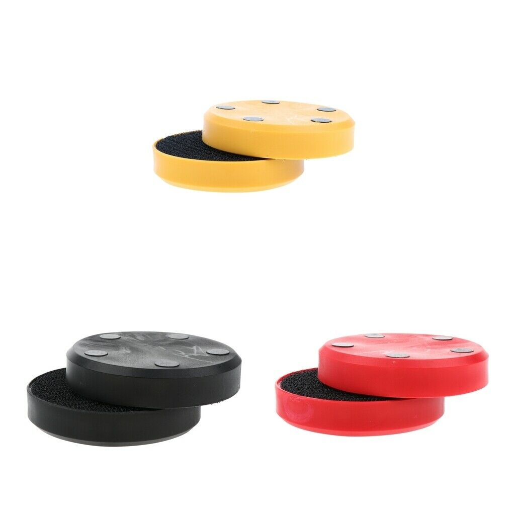 2x Longboard Sliding Palm Pucks Skateboarding Flicker Racing Part Black