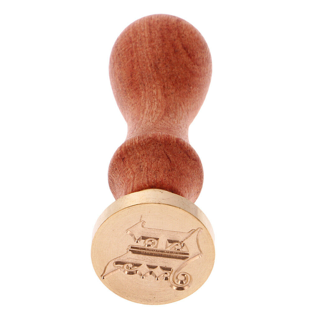 Stylish Initial Wax Seal Stamp Envelope Invitations Label Capital Letter #A