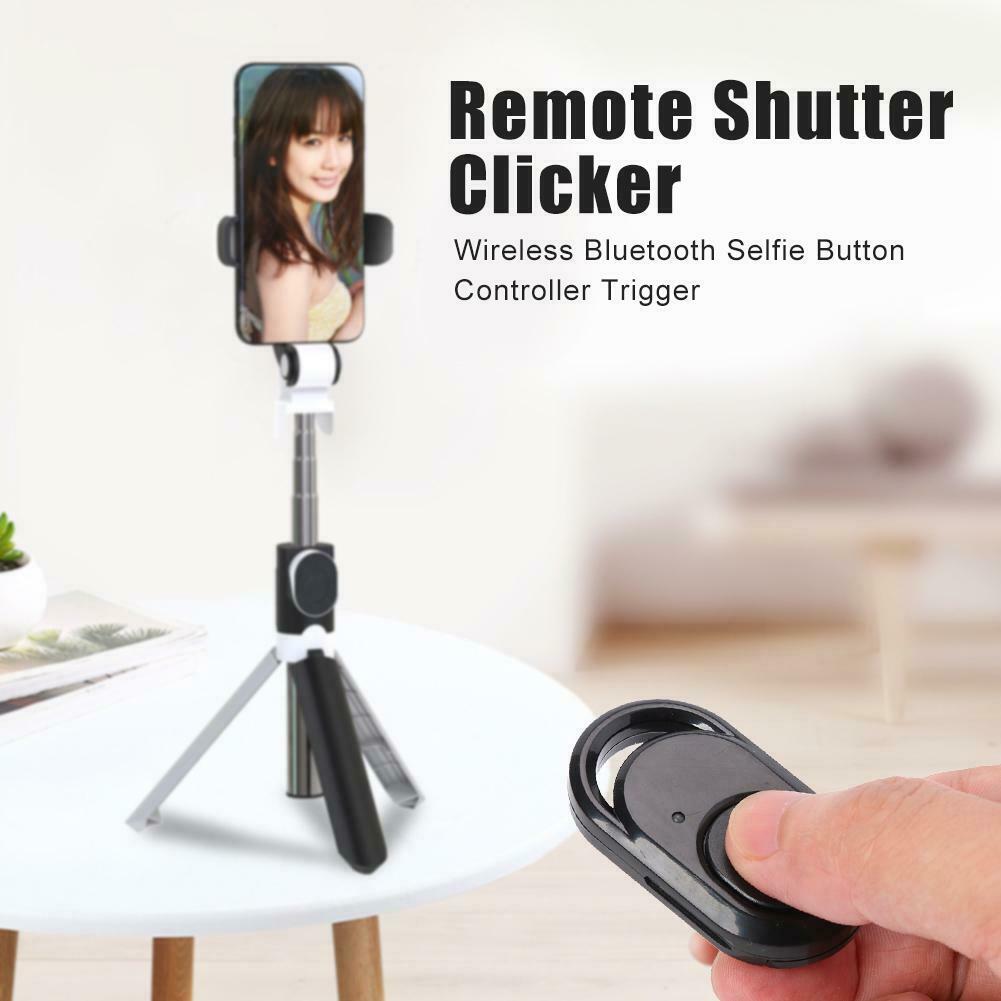 Remote Shutter Clicker Wireless Bluetooth Selfie Button Controller Trigger