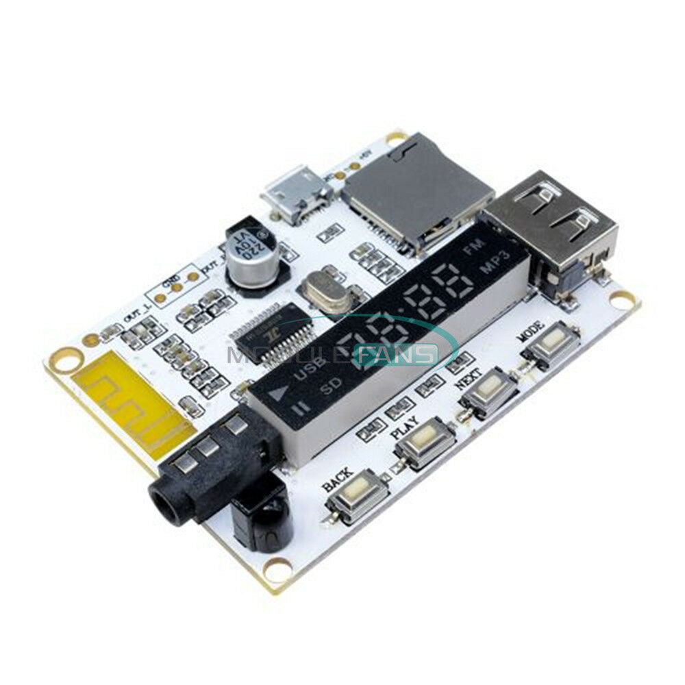 LED Bluetooth MP3 Sound Decoding Module Remote Control For FM TF Micro SD Card