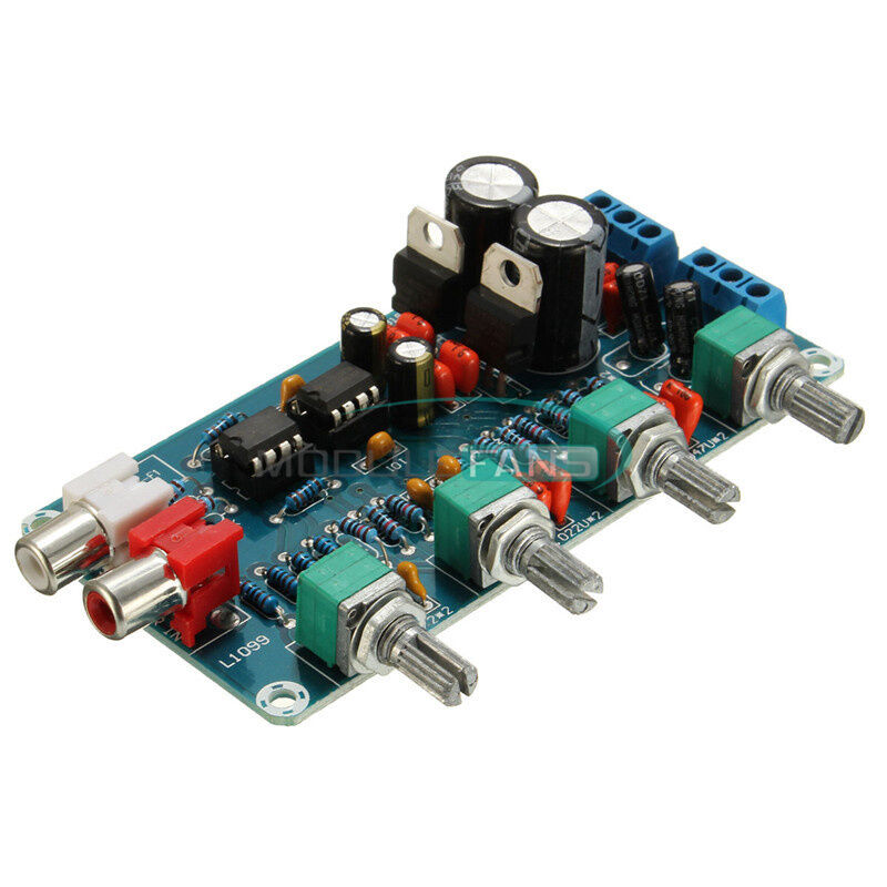 NE5532 OP-AMP HIFI Preamp Preamplifier Volume Tone EQ Control Board Module
