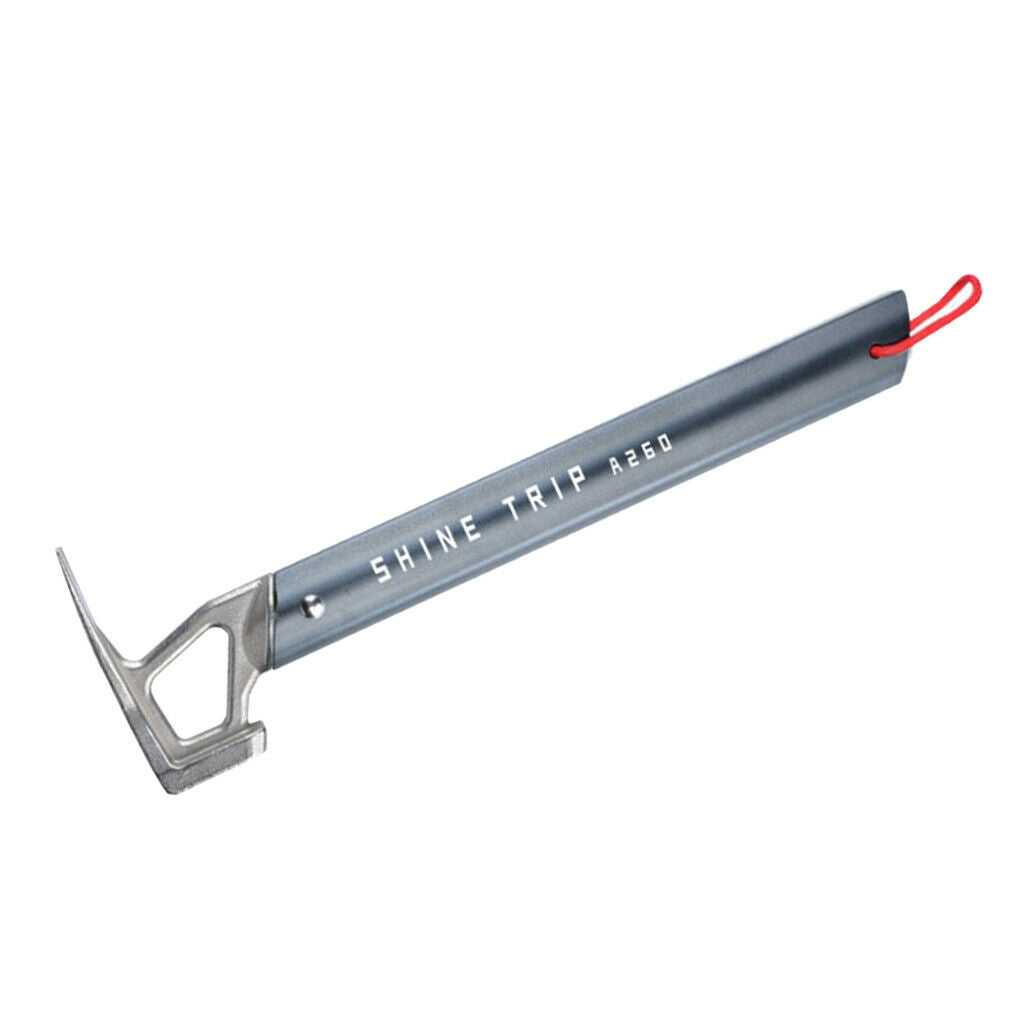 Awning Tent Hammer Pegs Camping Pins Stakes Puller Tarp Extractor Removing Tool
