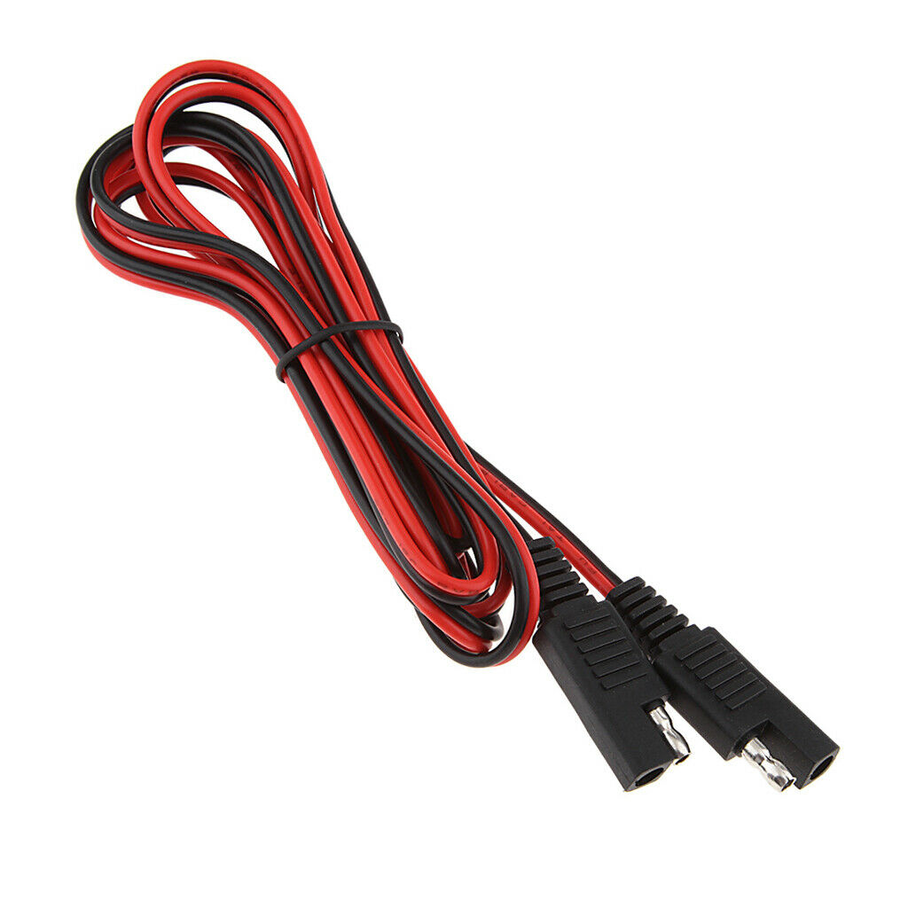 2m Plastic 18AWG DC Harness Charging SAE Connector Extension Cable Adapter