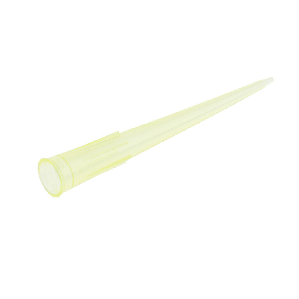 1000 Pieces / Clear Yellow Pipette Tip / 200ul / Transfer Pipettor Tips 50mm