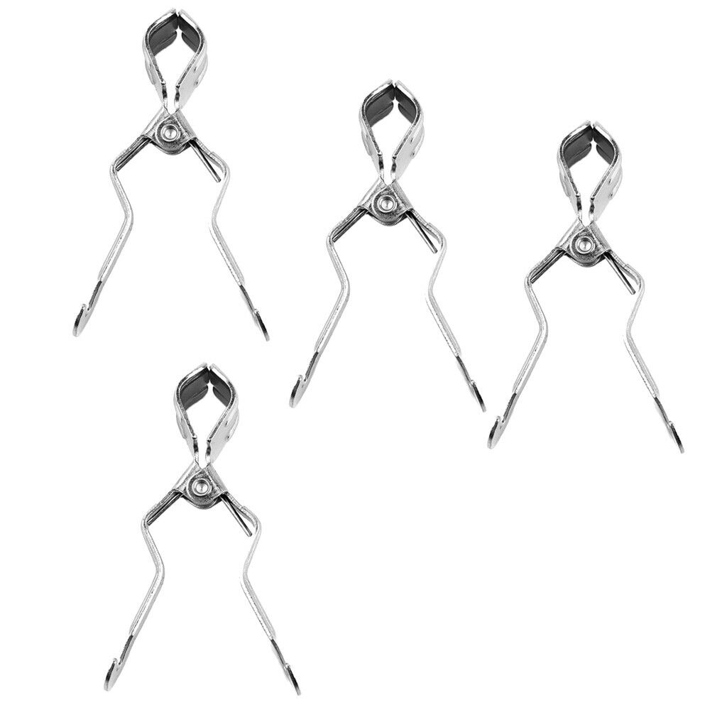 4pcs Outdoor Camping Tent Lantern / Paper Holder Hanger Clip Clamp