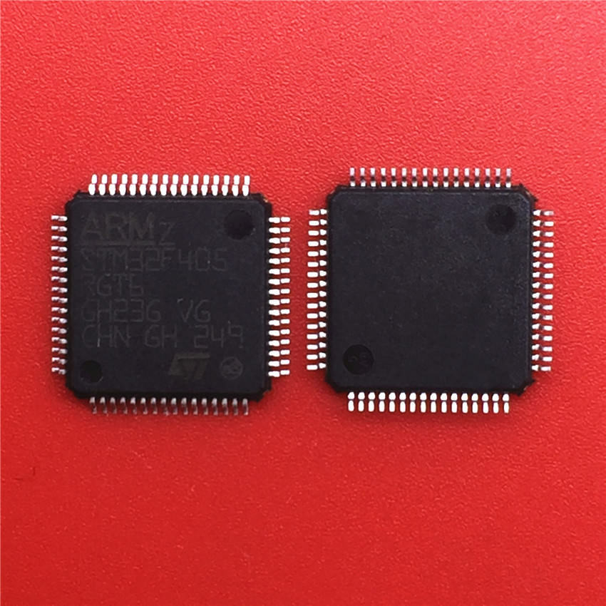 (10pcs) STM32F405RGT6 STM32F405RG STM32F405RGT6TR ARM M4 QFP64